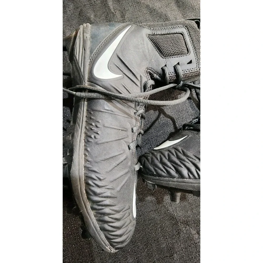 Nike Force Savage Football Cleats‎ Sports Black 880140-010 Men's Size 9.5